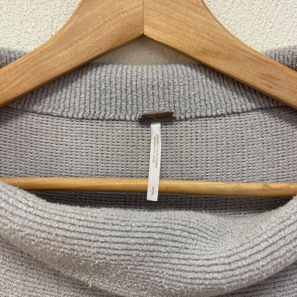 Anthropologie Free People Pilcro Cowl Neck Ribbed Knit Sweater sz Small - Picture 3 of 7